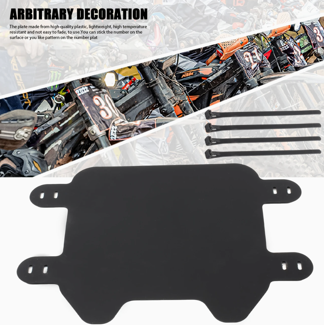 Off-Road Motorcycle Front Plate