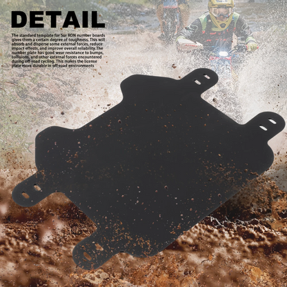 Off-Road Motorcycle Front Plate